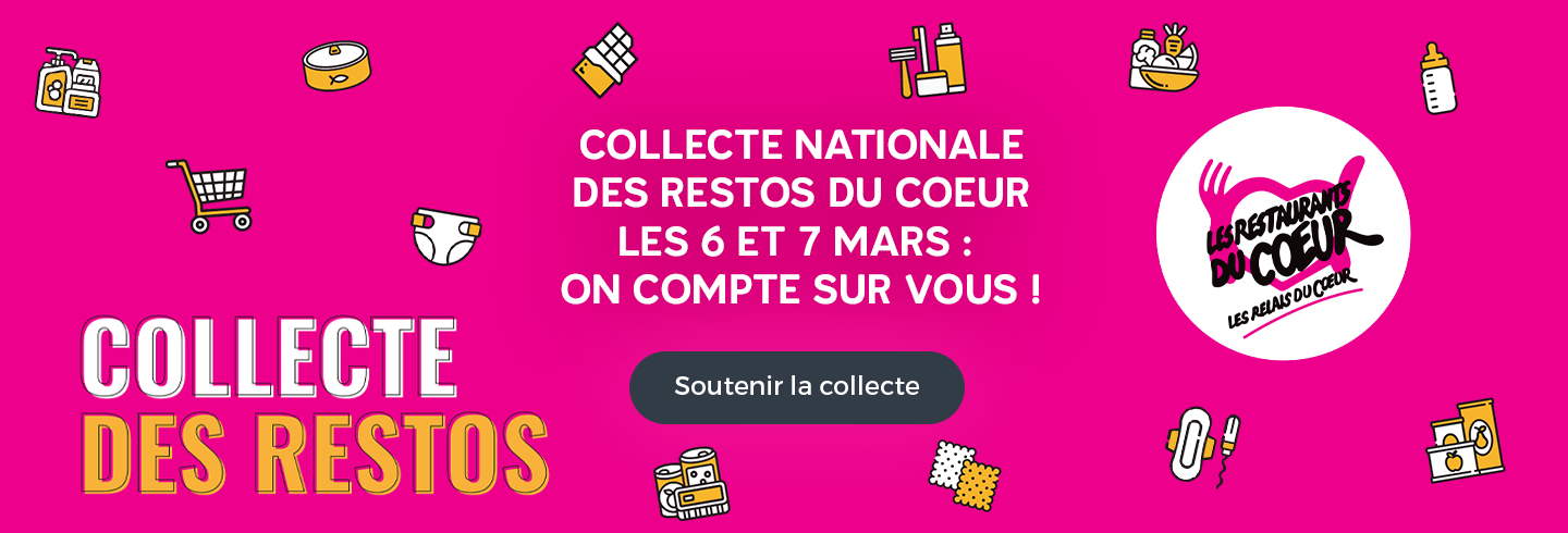 collecte nationale restos du coeur aushopping promenade de flandre mars 2026
