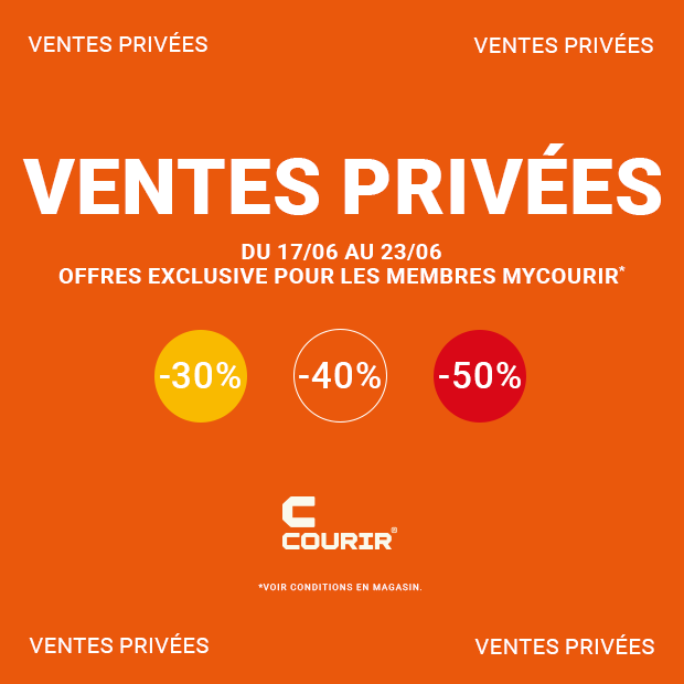 Ventes privées Courir