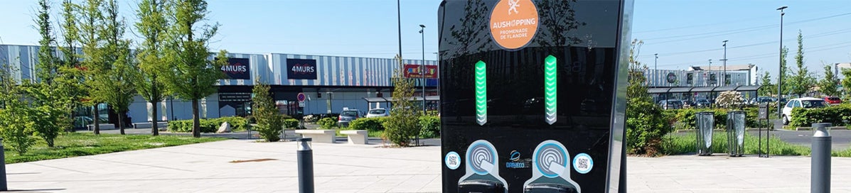 Bornes de recharge electriques Promenade de Flandre