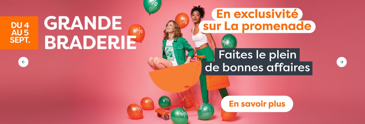 braderie des commerçants aushopping promenade de flandre 2026 septembre