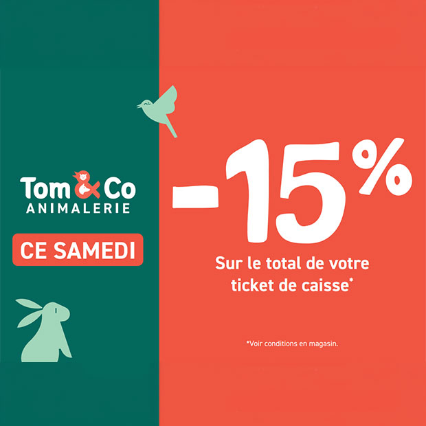 Le 28 mars 2026 chez Tom&Co Aushopping Promenade de Flandre : -15%* sur tout le magasin !