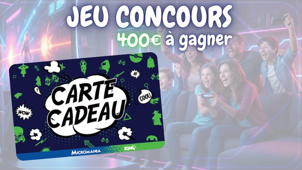 jeu concours micromania zing gaming tour aushopping promenade de flandre